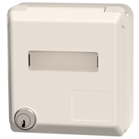 Base semiempotrable Cepex, blanco perla