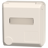 Base semiempotrable Cepex, blanco perla