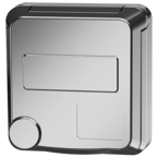 MENNEKES Base semiempotrable Cepex SCHUKO®, aluminio blanco 4584