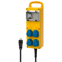 MENNEKES  Base múltiple EverGUM con interruptor diferencial tipo A 70027