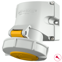 MENNEKES Base mural con TwinCONTACT 9170