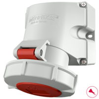 MENNEKES Base mural con TwinCONTACT 9172