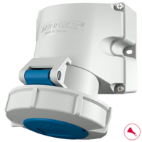 MENNEKES Base mural con TwinCONTACT 9171