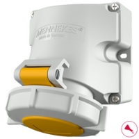 MENNEKES Base mural con TwinCONTACT 9120