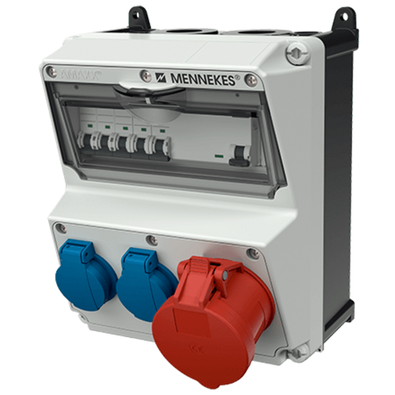 MENNEKES Caja combinada AMAXX® con interruptor diferencial tipo B 920081