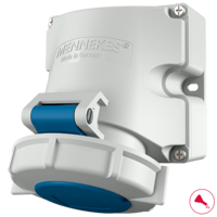 MENNEKES Base mural con TwinCONTACT 9105
