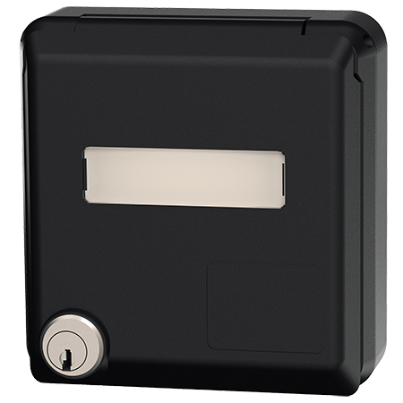 MENNEKES Caja vacía Cepex, negra 4345