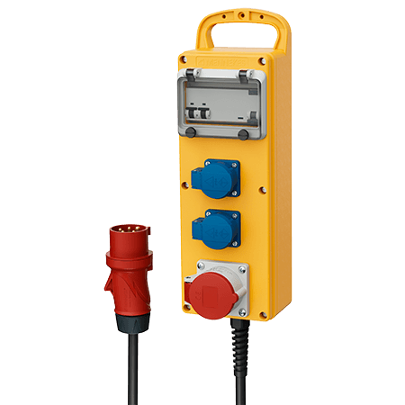MENNEKES Base múltiple EverGUM con interruptor diferencial tipo A 70033
