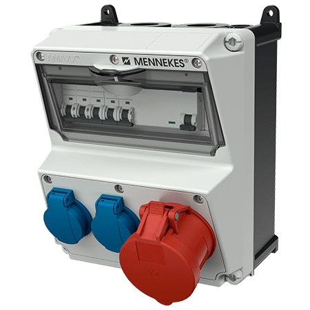 MENNEKES Caja combinada AMAXX® con interruptor diferencial tipo A 925081
